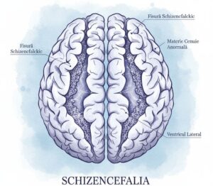 Schizencefalia - afectarea creierului